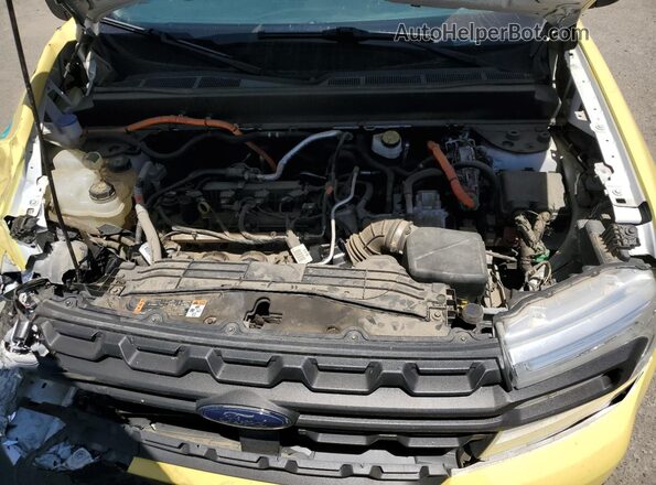 3FTTW8E36NRA21679 2022 FORD MAVERICK Yellow Vista interior trasera
