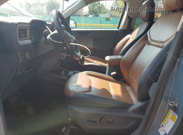 3FTTW8F95NRA61089 2022 FORD MAVERICK Blue Вид салону спереду