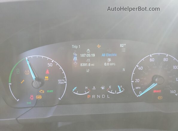 3FTTW8H37RRB66747 2024 FORD MAVERICK Синий Вид щитка приборов