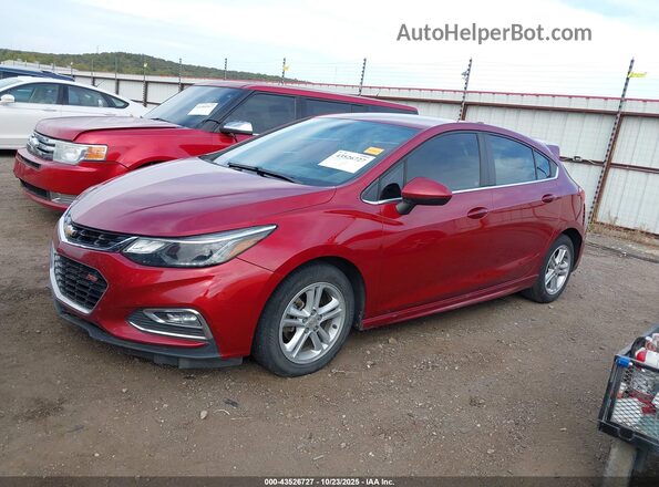 3G1BE6SM5HS553401 2017 CHEVROLET CRUZE Темно-бордовый Передняя левая четверть