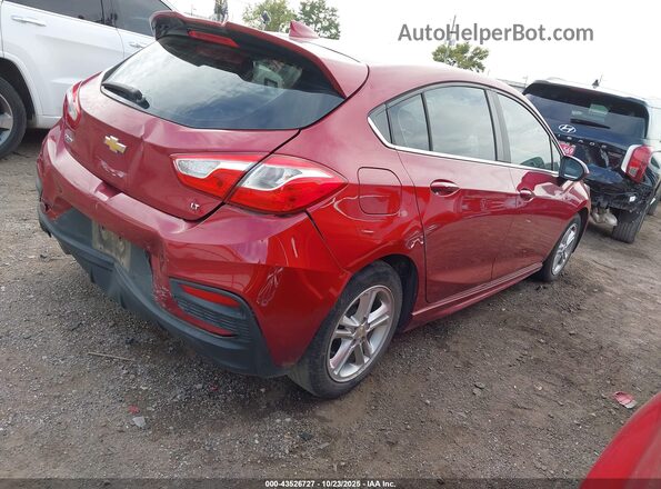 3G1BE6SM5HS553401 2017 CHEVROLET CRUZE Темно-бордовый Задняя правая четверть