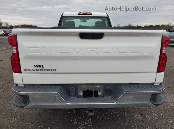 3GCNWAEF1LG416405 2020 CHEVROLET SILVERADO White Հետևի տեսք
