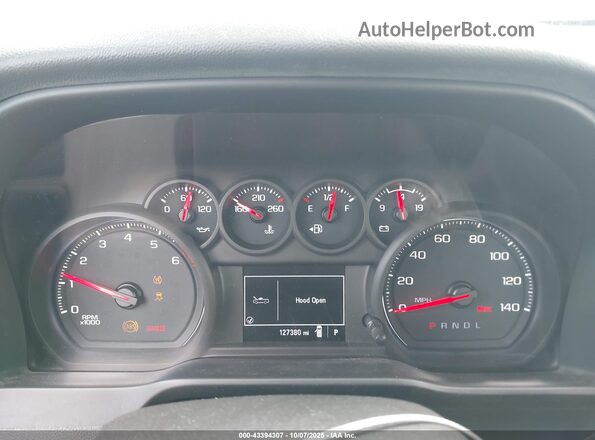 3GCNWAEH1LG112072 2020 CHEVROLET SILVERADO Black უკანა სავარძლების ხედი