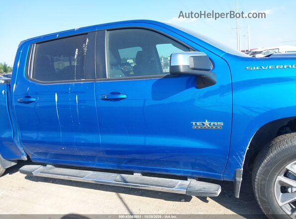 3GCPACEK8NG592581 2022 CHEVROLET SILVERADO Blue Widok wnętrza 360 stopni