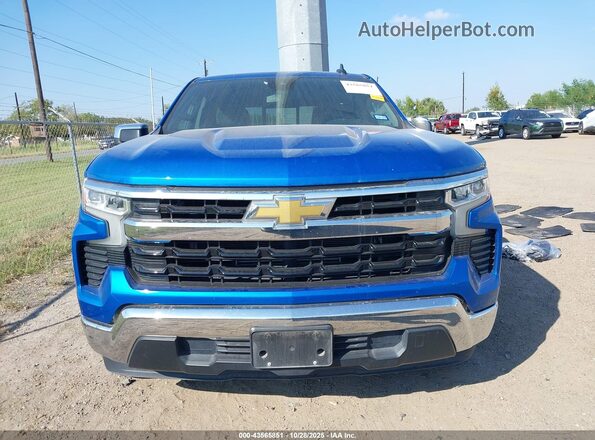 3GCPACEK8NG592581 2022 CHEVROLET SILVERADO Blue Widok wnętrza z tyłu