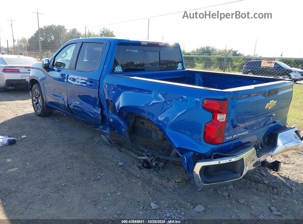 3GCPACEK8NG592581 2022 CHEVROLET SILVERADO Blue Tył lewy