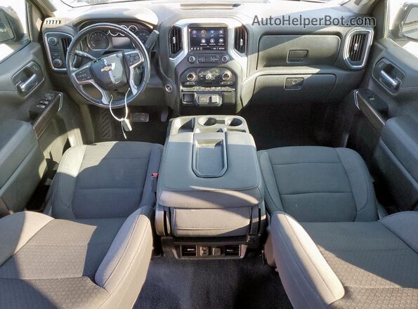 3GCPWCED3LG398881 2020 CHEVROLET SILVERADO Gray Вид панелі приладів