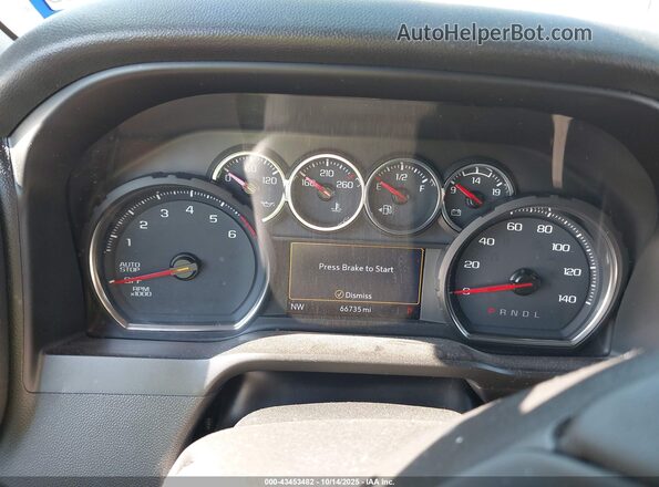 3GCPWCEK0LG193453 2020 CHEVROLET SILVERADO Black უკანა სავარძლების ხედი