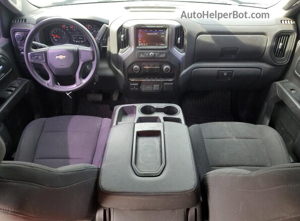 3GCPYBEK7LG342042 2020 CHEVROLET SILVERADO Blue Առջևի վահանակի տեսք