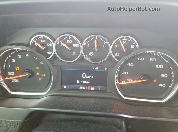 3GCPYFEL7LG412624 2020 CHEVROLET SILVERADO White Սարքավորումների վահանակի տեսք
