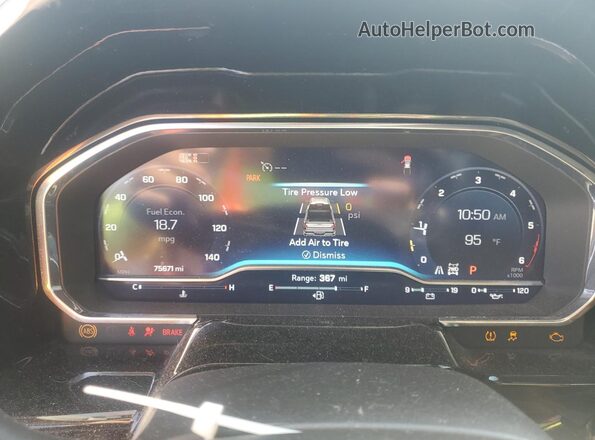 3GCUDEE86RG219300 2024 CHEVROLET SILVERADO White Instrument cluster view