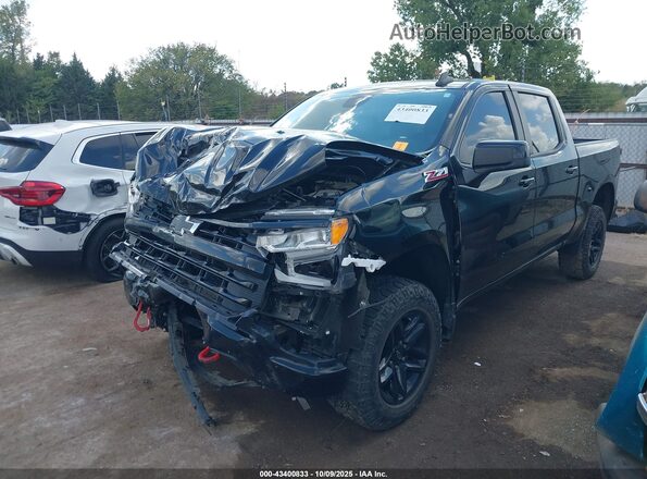 3GCUDFED1NG528332 2022 CHEVROLET SILVERADO Black Vista tres cuartos delantera izquierda