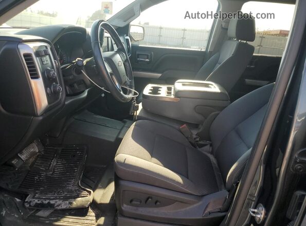 3GCUKREC1JG577006 2018 CHEVROLET SILVERADO Charcoal Front interior view