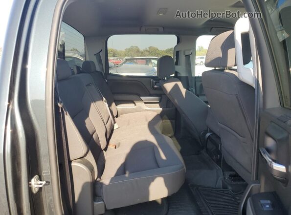 3GCUKREC1JG577006 2018 CHEVROLET SILVERADO Charcoal Rear seats view