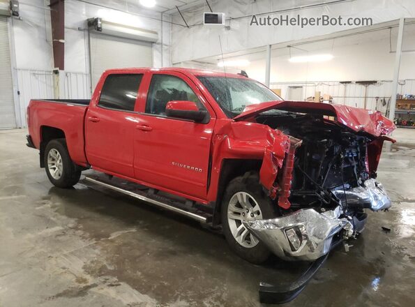 3GCUKREC2JG624768 2018 CHEVROLET 1500 Красный Передняя правая четверть