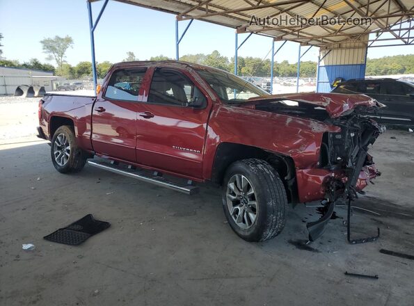 3GCUKREC7JG262114 2018 CHEVROLET SILVERADO Красный Передняя правая четверть