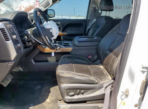 3GCUKSECXGG272359 2016 CHEVROLET SILVERADO Белый Вид салона спереди