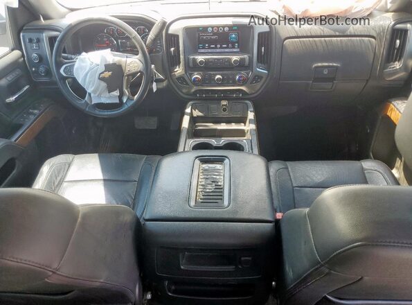 3GCUKSECXGG272359 2016 CHEVROLET SILVERADO Белый Вид панели приборов