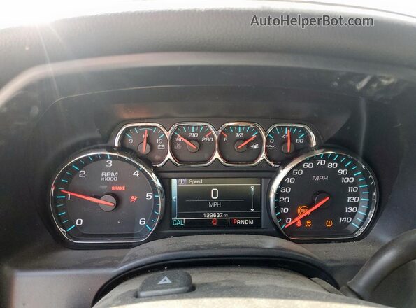 3GCUKSECXGG272359 2016 CHEVROLET SILVERADO Белый Вид щитка приборов
