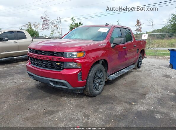 3GCUYBEF4LG207333 2020 CHEVROLET SILVERADO Burgundy Vista tres cuartos delantera izquierda