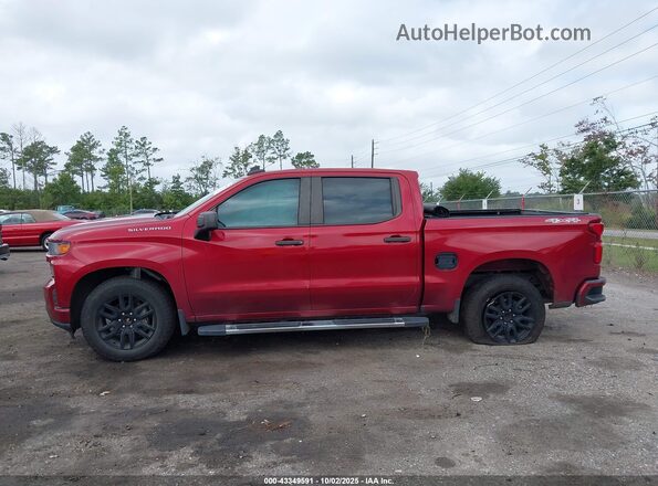 3GCUYBEF4LG207333 2020 CHEVROLET SILVERADO Burgundy Vista interior de 360 grados