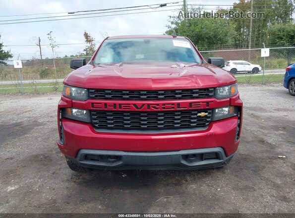 3GCUYBEF4LG207333 2020 CHEVROLET SILVERADO Burgundy Vista del cuadro de instrumentos