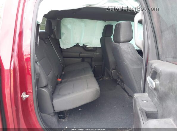 3GCUYBEF4LG207333 2020 CHEVROLET SILVERADO Burgundy Vista de la etiqueta del VIN