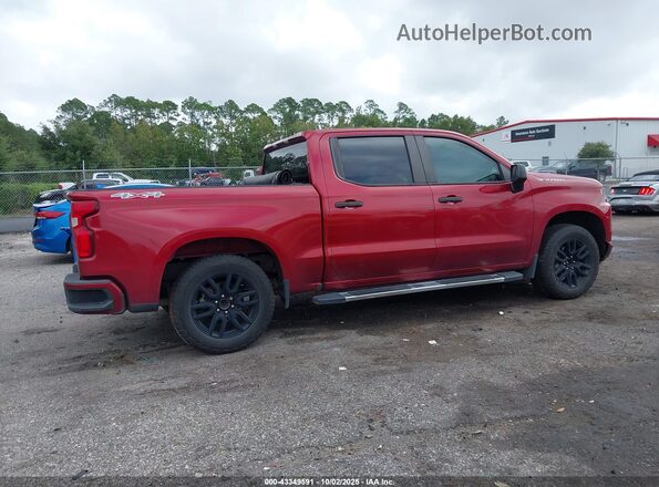 3GCUYBEF4LG207333 2020 CHEVROLET SILVERADO Burgundy Vista interior trasera