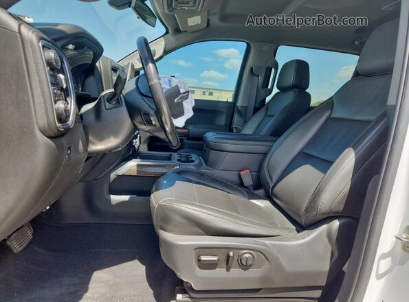 3GCUYEED3LG171005 2020 CHEVROLET SILVERADO White წინა სალონის ხედი