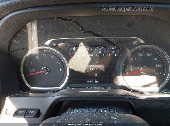 3GCUYHED6LG321853 2020 CHEVROLET SILVERADO White უკანა სავარძლების ხედი