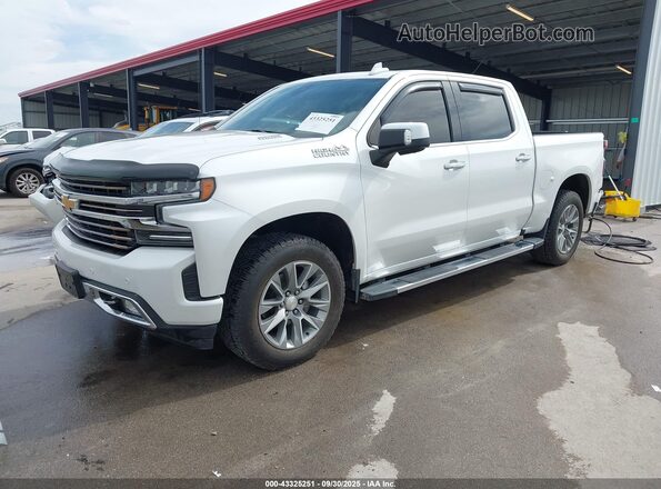 3GCUYHET3LG401392 2020 CHEVROLET SILVERADO Белый Передняя левая четверть