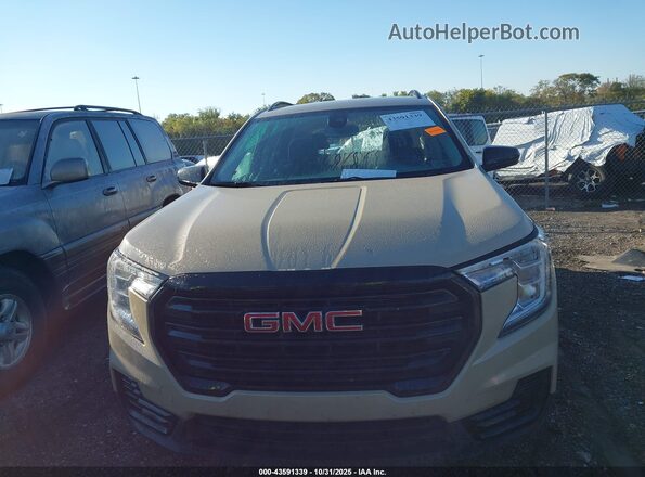 3GKALMEG3PL114147 2023 GMC TERRAIN Бежевый Вид щитка приборов