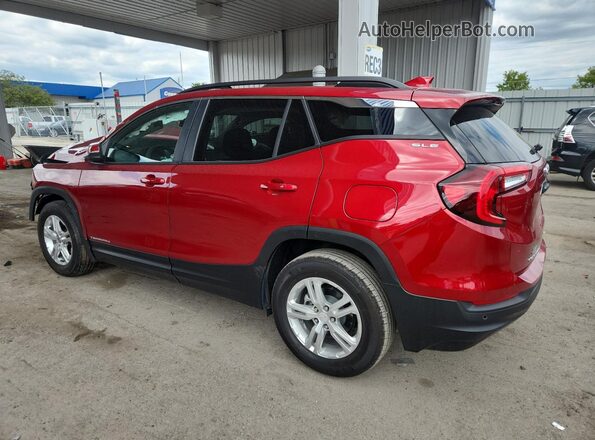 3GKALMEG7RL216859 2024 GMC TERRAIN Maroon Trasero izquierdo