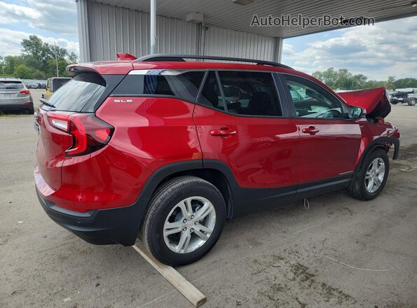 3GKALMEG7RL216859 2024 GMC TERRAIN Maroon Trasero derecho