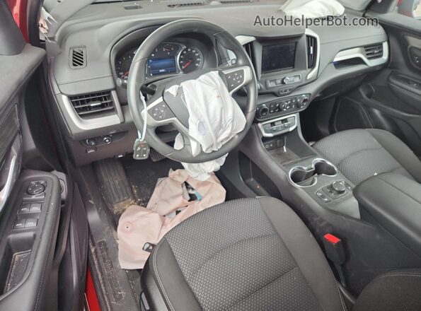 3GKALMEG7RL216859 2024 GMC TERRAIN Maroon Vista del salpicadero