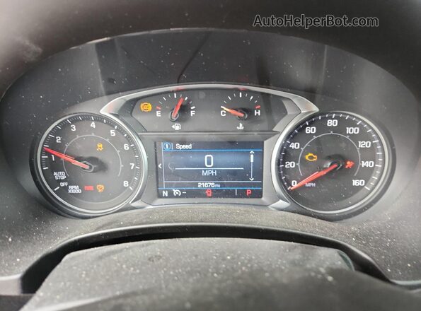 3GKALMEG7RL216859 2024 GMC TERRAIN Maroon Vista del cuadro de instrumentos