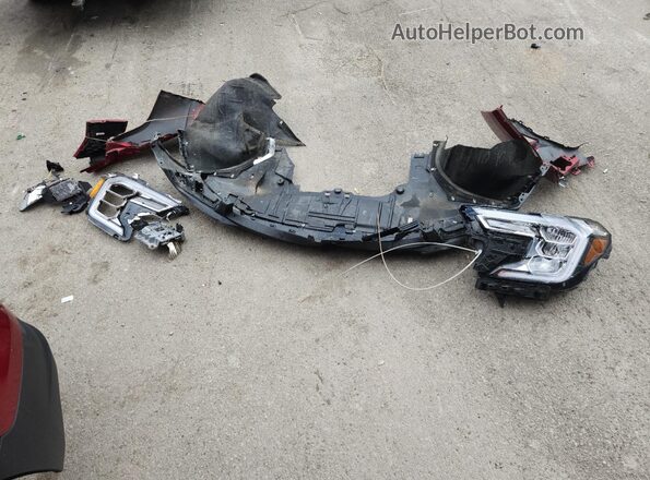 3GKALMEG7RL216859 2024 GMC TERRAIN Maroon Vista de la etiqueta del VIN