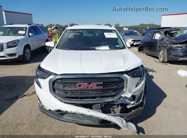 3GKALMEV0ML376380 2021 GMC TERRAIN White ხელსაწყოთა პანელის ხედი