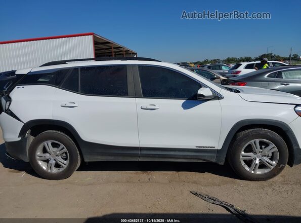 3GKALMEV0ML376380 2021 GMC TERRAIN White უკანა სალონის ხედი