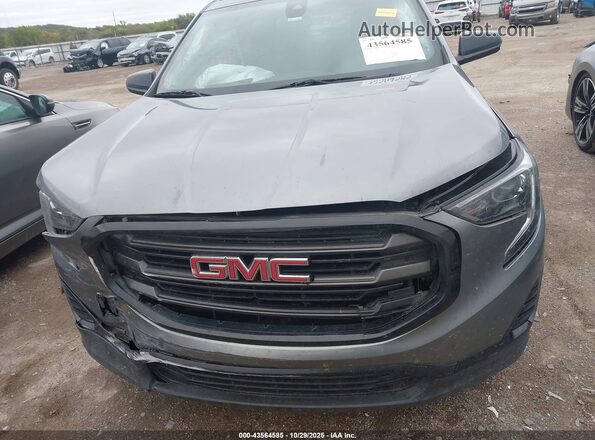 3GKALMEV2LL112124 2020 GMC TERRAIN Gray Вид щитка приладів