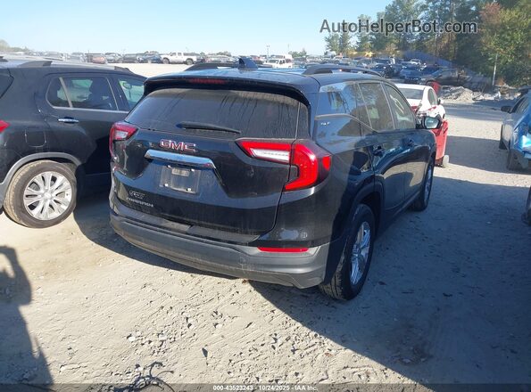 3GKALMEV2NL312598 2022 GMC TERRAIN Черный Задняя правая четверть