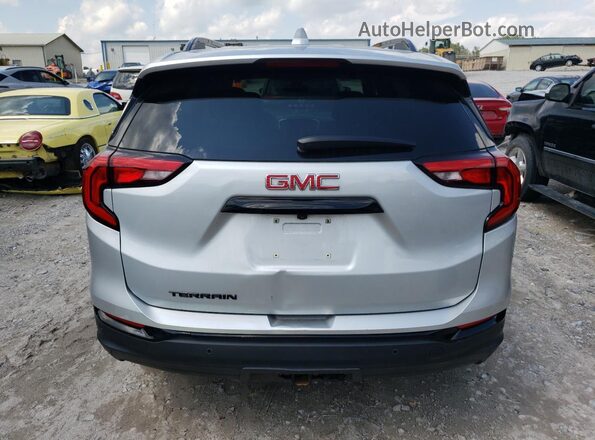 3GKALMEV3LL309514 2020 GMC TERRAIN Silver Rear view