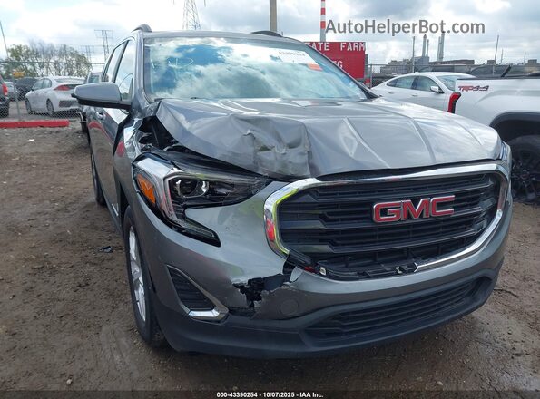 3GKALMEV3ML359671 2021 GMC TERRAIN Gray წინა ხედი
