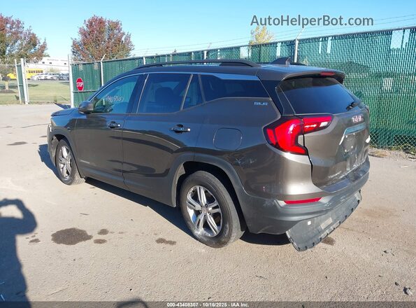3GKALMEV4LL107524 2020 GMC TERRAIN Gray Trasero izquierdo