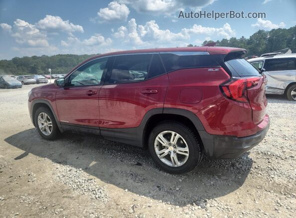 3GKALMEV4LL222575 2020 GMC TERRAIN Red Trasero izquierdo