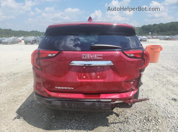 3GKALMEV4LL222575 2020 GMC TERRAIN Red Vista trasera