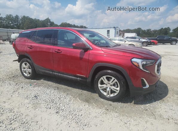 3GKALMEV4LL222575 2020 GMC TERRAIN Red Delantero derecho
