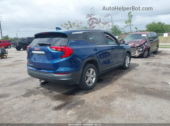 3GKALMEV4LL231356 2020 GMC TERRAIN Blue Задня права чверть