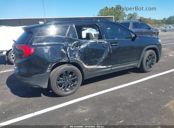 3GKALMEV4ML307269 2021 GMC TERRAIN Black Trasero derecho