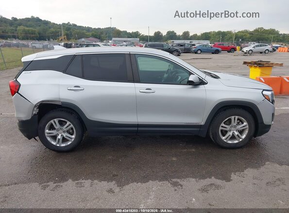 3GKALMEV5ML342712 2021 GMC TERRAIN Silver უკანა სალონის ხედი